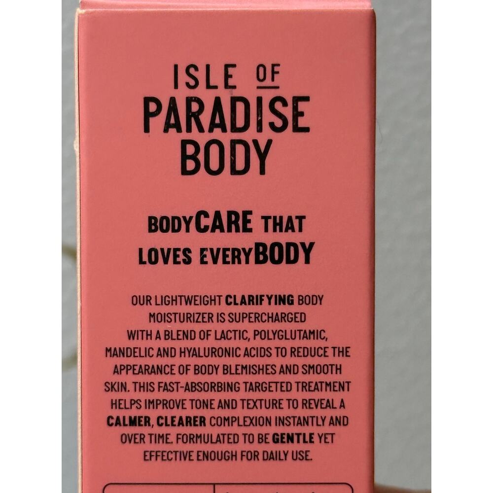 Isle of Paradise BUNDLE of 3 Confidently Clear Body Moisturizer - Smoother Skin - Picture 4 of 4